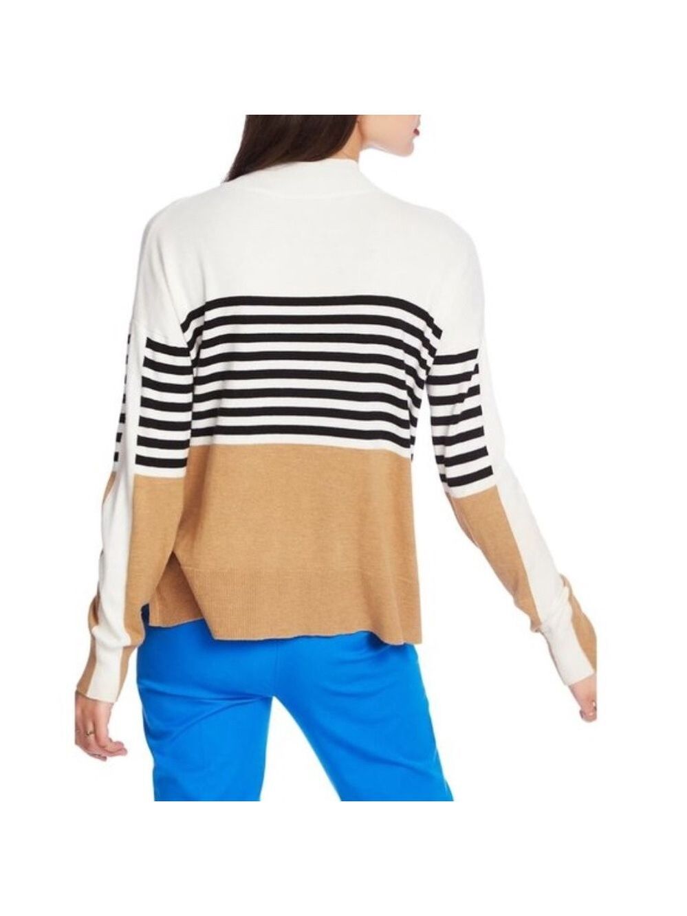 COURT & ROWE Stripe Colorblock Sweater - Picture 5 of 10